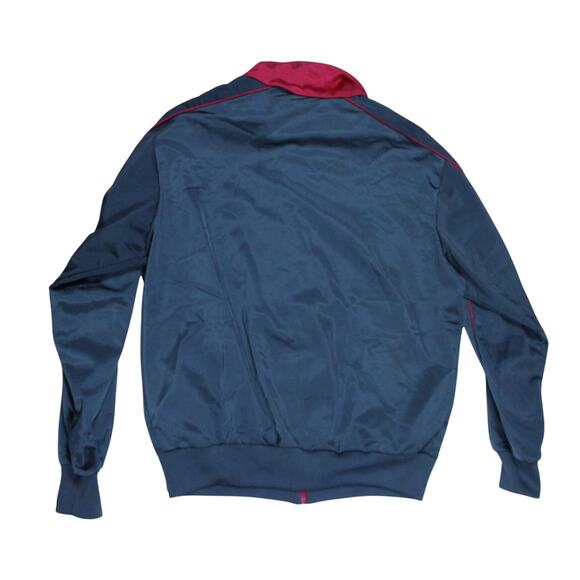 Vintage MacGregor track jacket full zip grey red trim sz L polyester 70s 80s - Picture 4 of 4